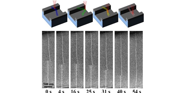 Pseudo-break imaging of carbon nanotubes for determining elastic bending energies