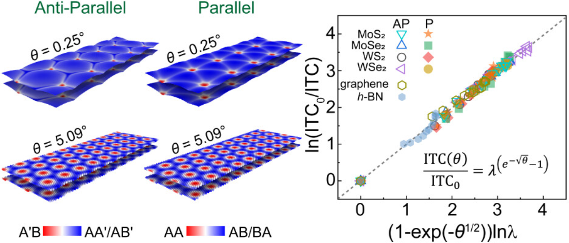 Moiré-Driven Interfacial Thermal Transport in Twisted Transition Metal Dichalcogenides
